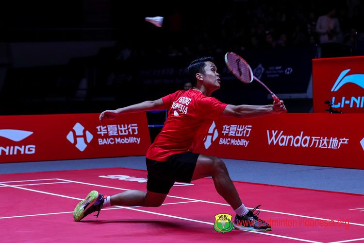 Semifinal BWF World Tour Finals, Anthony Ginting Berusaha Main Lepas
